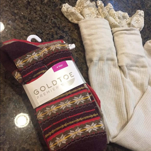 Gold Toe Accessories - New Socks & Lace Boot Socks Gold Toe Accessories - New Socks & Lace Boot Socks